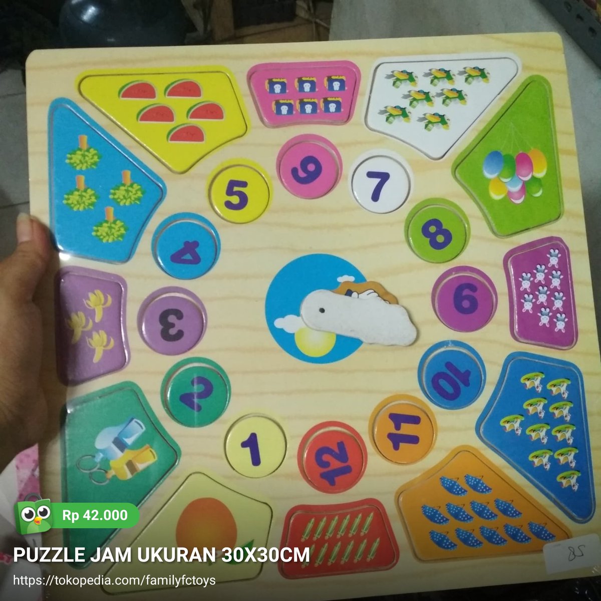 Temukan PUZZLE JAM UKURAN 30X30CM seharga Rp 42.000 hanya di Tokopedia!
tokopedia.link/aAq3yBd5j0