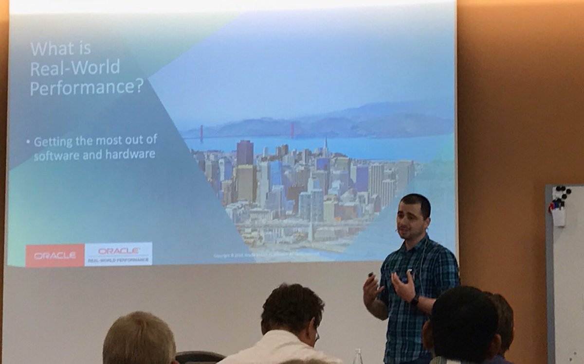 He is now member of the Oracle Real-World Performance Team: @IvicaArsov talks about parallel execution plans at #tvdpdays.
I already liked the first version of the presentation at #UKOUG_Tech18 and am looking forward to the extended version.