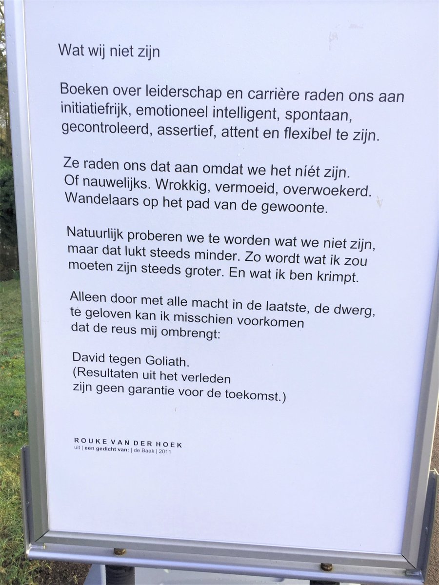 deBaak's tweet photo. Gedicht op onze ‘Learning Lane’ in Driebergen https://t.co/NE4eIStrEW