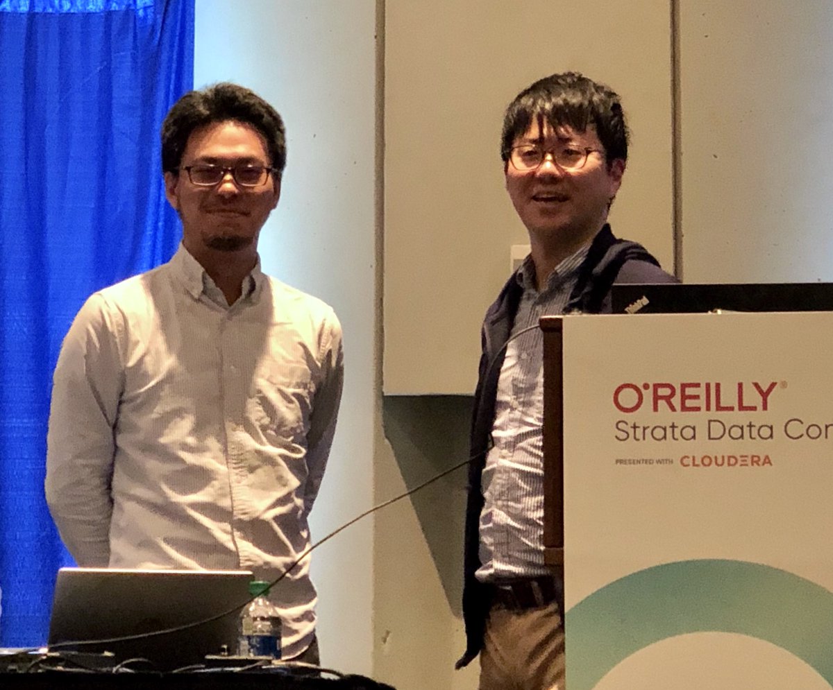 Kenichiro Hamano 昨日 ニューヨークで開催されていたstrata Data Conferenceで Nttデータな土橋さんと梅森さんが発表 講演後に 学習データや実用化の状況など 多数の質問をもらっていました Deep Learning Technologies For Giant Hogweed