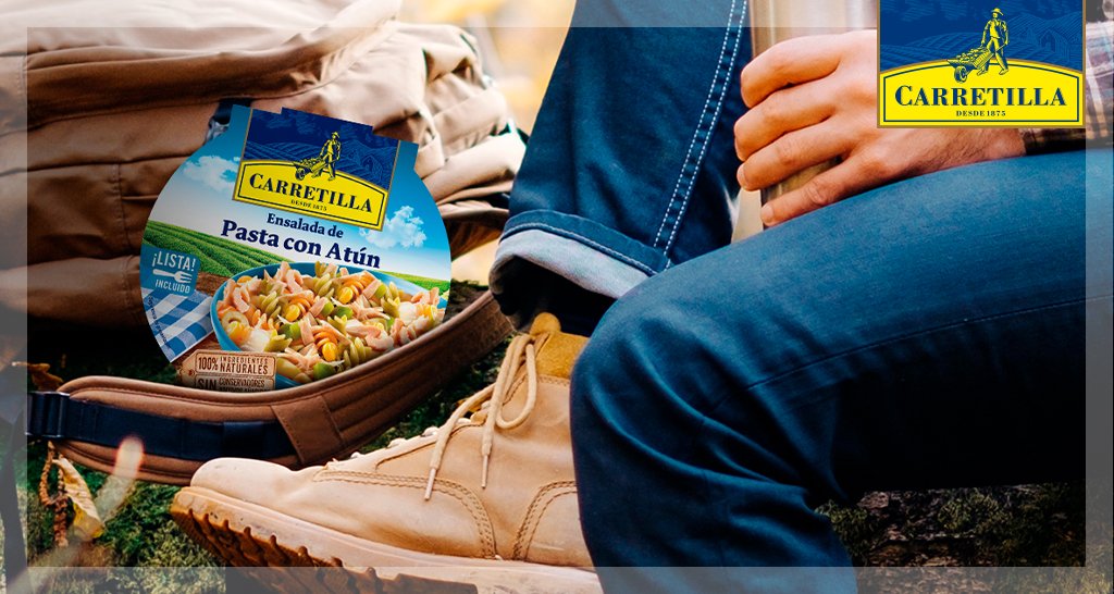 Este fin de semana, monta el plan que quieras sin preocuparte por la comida: al campo, a la montaña, de senderismo… ¡Nuestra Ensalada de Pasta con Atún te acompaña para tomarla en cualquier momento! 

carretilla.info/platos-microon…