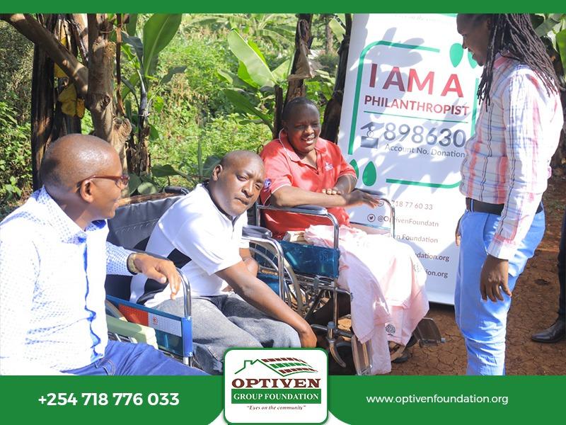 marshalqasaya's tweet photo. To date @OptivenFoundatn has received hundreds requests for wheelchairs from needy Kenyans, and its our desire to these lives changed for the better.
You can donate to Optiven foundation, or call +254 718 776 033 for more information 
#MobilityThatBringsSmiles https://t.co/Wf2TqY3L07