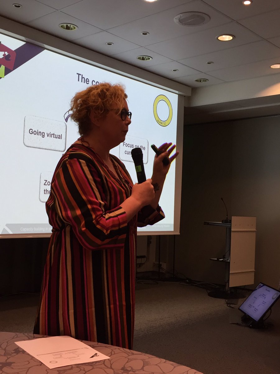 EvekedeLouw's tweet photo. Truly inspiring session by @EvaHaug1 and @Bulnes_Claudia on capacity building in professional development. Wonderful to see how many colleagues support the idea and want to join the network https://t.co/RWLKMkoNHN