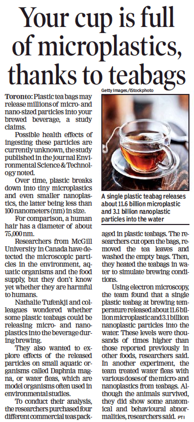 1279NV's tweet photo. Teabags – Full Of Microplastics – Study https://t.co/NudnuWaCo9 https://t.co/VdRgc7Cs0y