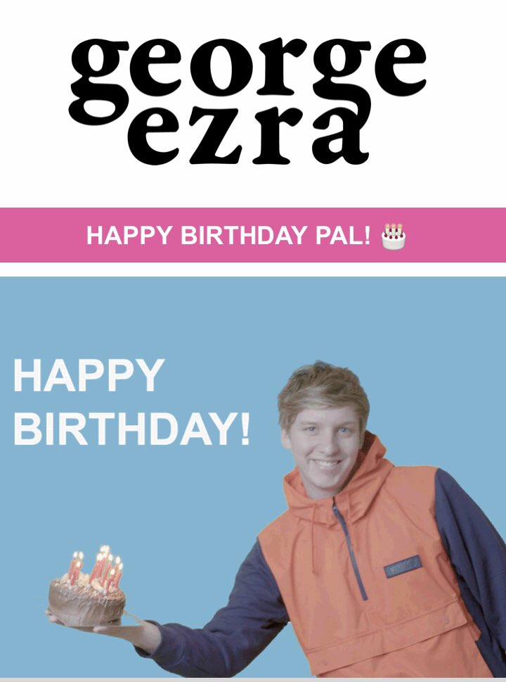 HeAtHeR27324's tweet photo. @george_ezra  I know this is an automated email .... still fangirling all the same 🤩💖🤩 https://t.co/N1yEsPC9cp