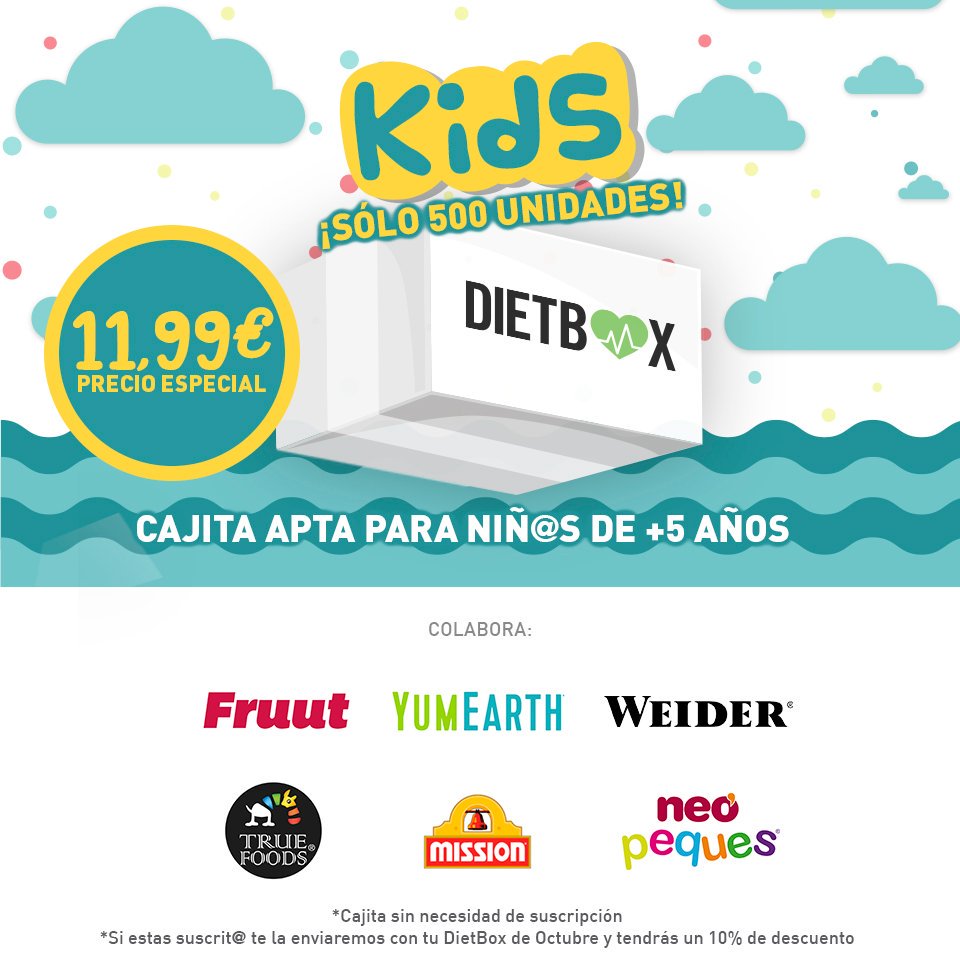 DietBox KIDS 🎁👧👦 ¡Edición limitada!

Con la #DietBoxKIDS te damos la posibilidad de regalar esta cajita especial y sacar sonrisa a alguien muy especial para ti!

🎁👧👦 Cajita ideal para tu hij@, sobrin@, hij@ de un/a amig@, etc...

¡LA QUIERO!

👇👇👇

dietbox.es/producto/dietb…