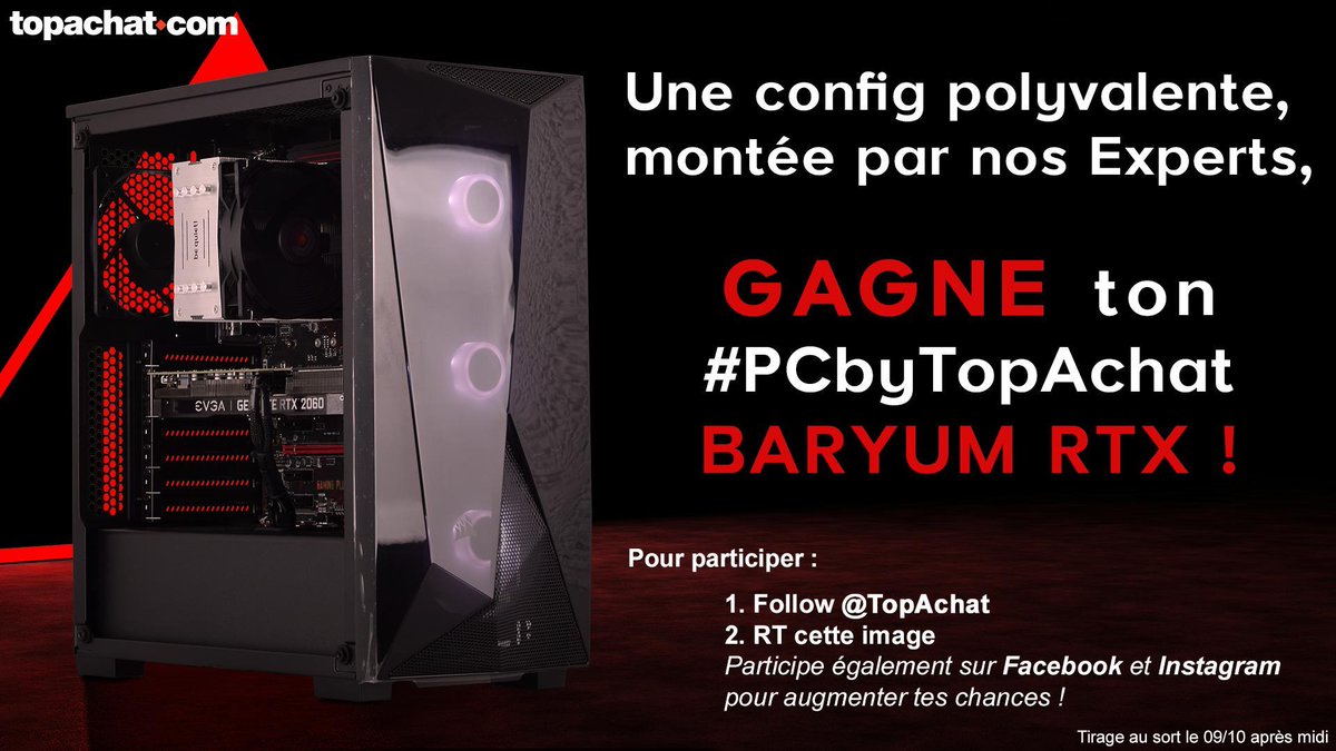 TopAchat's tweet image. Gagne ton #PCbyTopAchat BARYUM RTX !

Participe ici ⬇