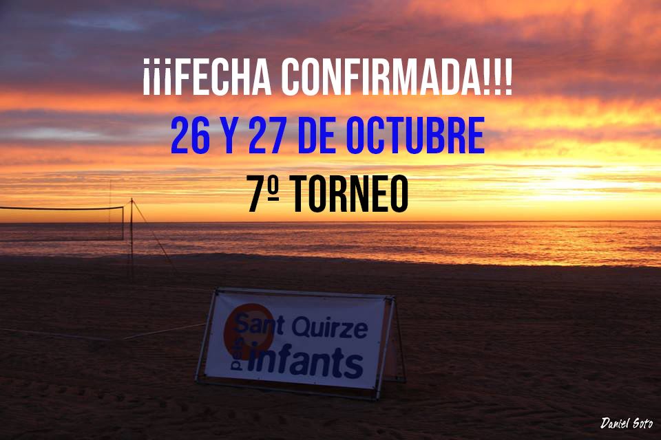 La ONG #SantQuirzePelsInfants podrá organizar un torneo de voley playa en Nova Icaria los días 26 y 27 de octubre y desde #LoveItBCNTour estaremos con ellos colaborando con su buena causa apadrinaunavida.org! Os esperamos a todos! Apertura de inscripciones el 30/09