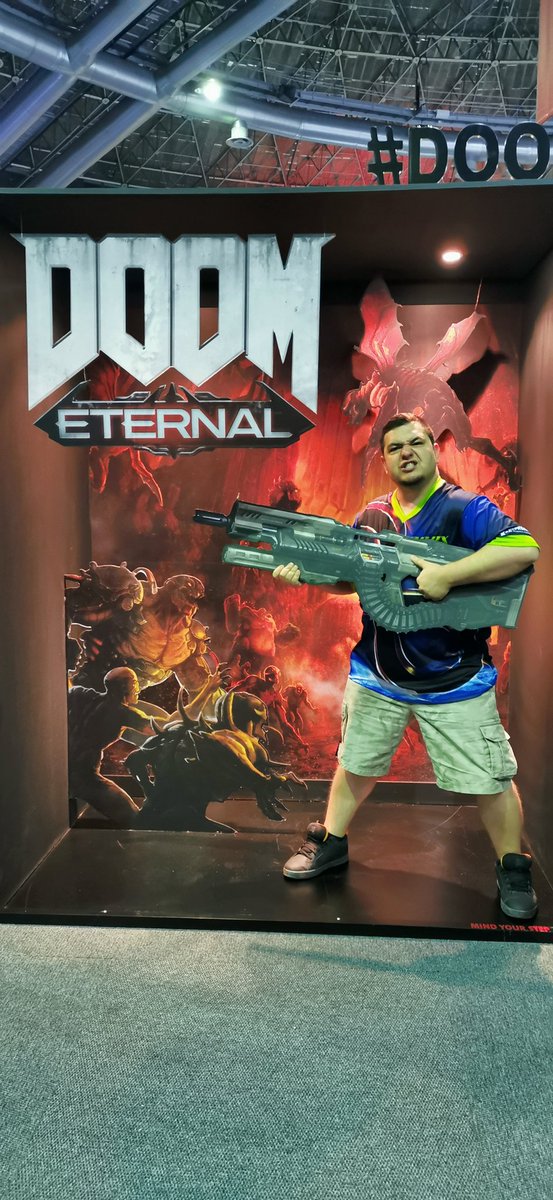 NiNJACQUES's tweet photo. @PlayStation_SA #doomatrage #doom #rAgeExpo2019 @TAKEALOT https://t.co/RpHtQiF8ca