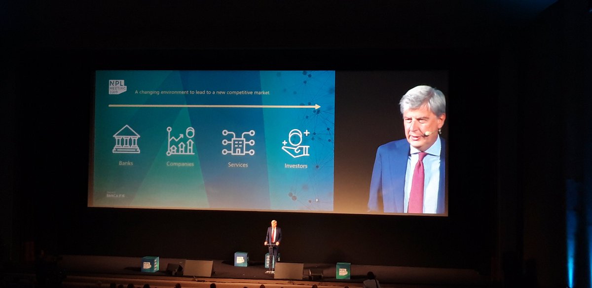 MaddiGanz's tweet photo. Luciano Colombini, AD @BancaIFIS,  apre #nplmeeting 2019: I #servicer dovranno coprire tutte le differenti classi di #NPE e selezionare la miglior strategia di recupero. Investimenti in IT e #arteficialintelligence saranno chiave per migliorare i recuperi. #runtheindustry https://t.co/MLECrYMiPQ