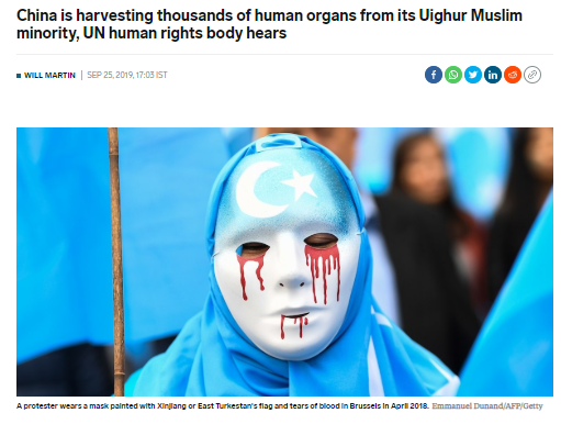 ahmed_masood12's tweet photo. China is harvesting organs from Uighur Muslims.

•Forced labor
•Forced organ harvesting
•Forced to eat pork and drink alcohol
•Forced abortions
•Forced to abandon Islam.

This is a genocide. High-time the world wakes up and stands up for the innocent #Uighurs. https://t.co/ikYFwUGmqA