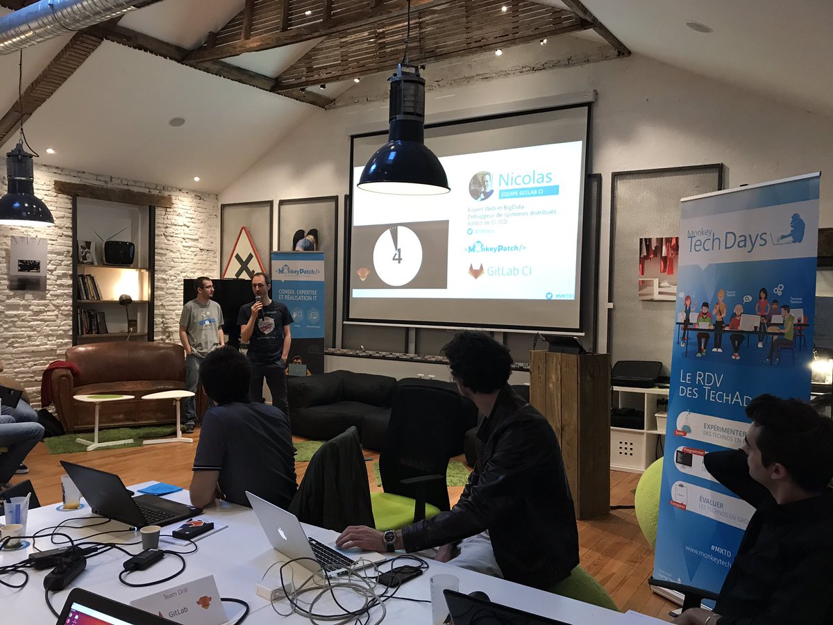 MonkeyPatch_io's tweet image. C’est parti pour 1 journée sur #concourse et #GitLabCI 
#mktd #mktd10