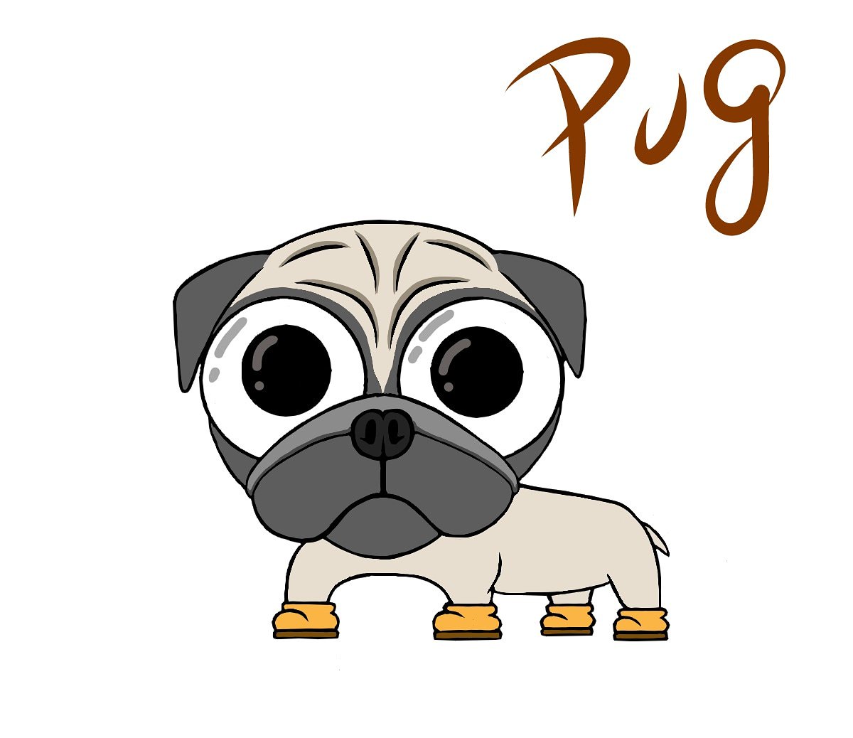 Eye S Chara 見かける機会が増えたせいか 最近可愛く見えるんです パグ Eye S Animal Illustration Dog Pug Ugly Cute Evolution どうぶつ 動物 お絵かき お絵描き イラスト 犬 いぬ イヌ パグ 見慣れる ぶさかわ ブサ可愛い