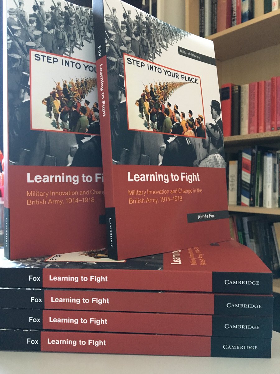 To celebrate the publication of #LearningToFight in paperback, I will be giving away two free copies. RT to win! Winners will be selected via Tweetdraw at midday on Friday 11 October 2019! #militarylearning #phdchat #ecrchat