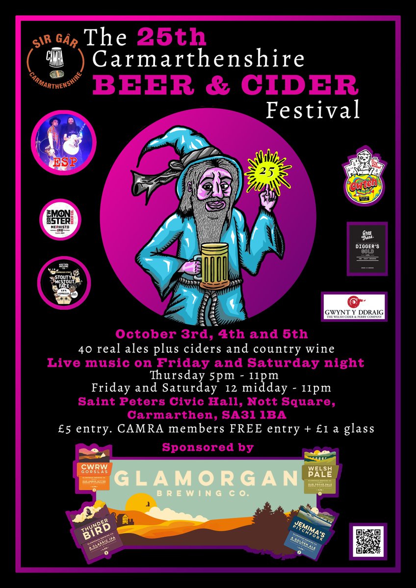 At this year's Carmarthen Beer Festival - <a href="/thornbridge/">Thornbridge Brewery</a> Brother Rabbit - Thu 3rd to Sat 5th October. Saint Peters Civic Hall, Nott Square, Carmarthen, SA31 1BA.