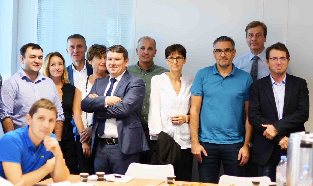 OrangeOccitanie's tweet photo. Bienvenue à l'équipe et aux entreprises membres de la French Tech Méditerranée, réunies ce jour sur le site @OrangeOccitanie de #Montpellier, Parc Eureka. Pour une nouvelle saison, riche en échanges et de fructueuses coopérations. /cg https://t.co/StI4lSoPh1