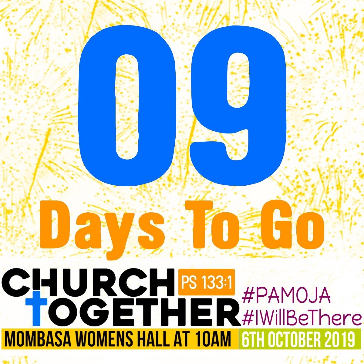 TrinityTudor's tweet photo. The Countdown continues.......
#Pamoja #Churchtogether #DeepandWide https://t.co/skbrXiFrZa