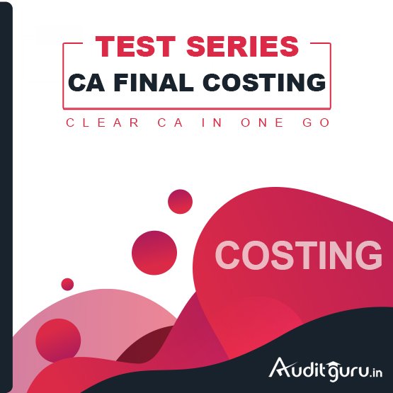 #ClearCAInOneGo CA Final Costing Test Series Now Available @ Affordable Prices

#OrderNow : auditguru.in/product/ca-fin…
Contact Us: 9322011915

#CARaviTaoriSir #Auditguru #CAFinalCosting #CAIPCC #CAInter #Videolectures #Tests #TestSeries #Onlinelectures