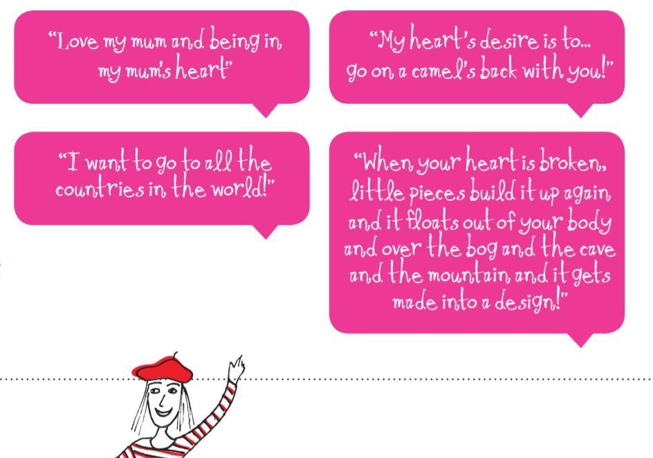LicketyTweet's tweet photo. What's YOUR ❤️ desire? #LicketyLeap @stmarysmaryhill took #pupils on a journey through bogs and caves and seas to find their heart's desires! #imaginaryplay #playeveryday. Read more in #storyplayschools blogs here: https://t.co/8h3wGq3Wx2 @Place2BeScot @seemescotland https://t.co/bQXd4olWsC