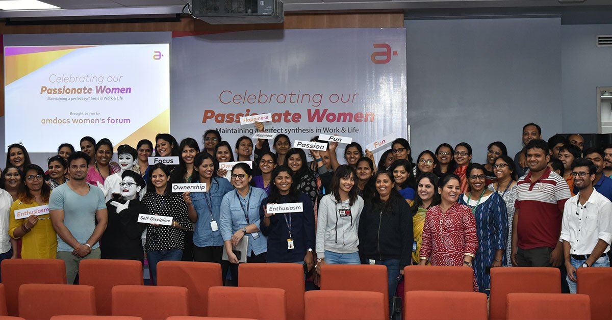 Amdocs's tweet photo. Amdocs Pune celebrated their passionate women at the Amdocs Women Forum. The session was attended by over 170 men & women, and focused on maintaining a synthesis between work and life.
#iamdocs - are you? https://t.co/xlB38a2DAN
#iamdocsIN https://t.co/RG8z4M6dvH
