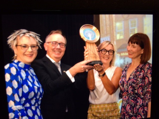 paul_yan's tweet photo. Congratulations to @IWish_ie who received the Cairdeas Award from @AmericanChamber last night for their fantastic work inspiring young female students to pursue opportunities in #STEM. Great achievement by @Cmodriscoll, @RuthBuckley18 and @GillianKeating3. Roll on #IWISH2020. https://t.co/kIdD9vydmU