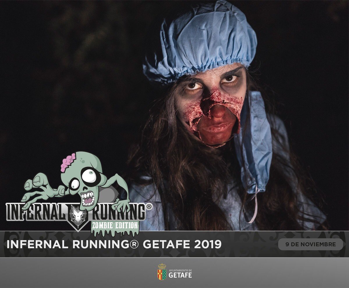 InfernalRunning's tweet photo. ¿Sabes qué se siente cuando notas la mano helada de un no muerto sobre tu espalda?

El 9 de noviembre lo sabrás.

INFERNAL RUNNING® GETAFE 2019 | ZOMBIE EDITION
👉 Inscripciones en https://t.co/eotNhUHigt
🧟‍♂️🧟‍♂️🧟‍♂️🧟‍♂️🧟‍♂️🧟‍♂️🧟‍♂️🧟‍♂️🧟‍♂️🧟‍♂️🧟‍♂️

· · ·
Ayuntamiento de Getafe https://t.co/wBWEDnWMEc