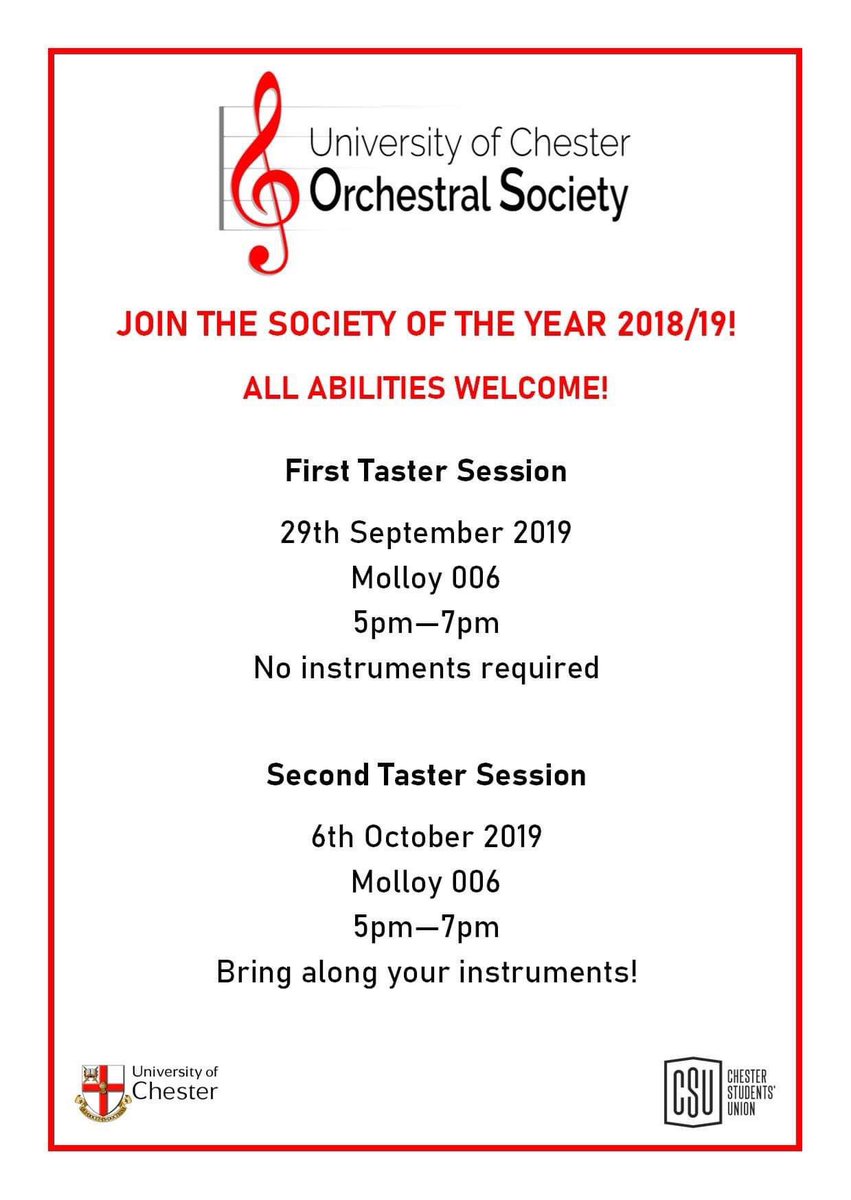 UOCorchestra's tweet photo. Come and see us at the sports and Societies Fair 12-3!! Looking forward to meeting you 🎼🎶 https://t.co/sXN9H89LxZ