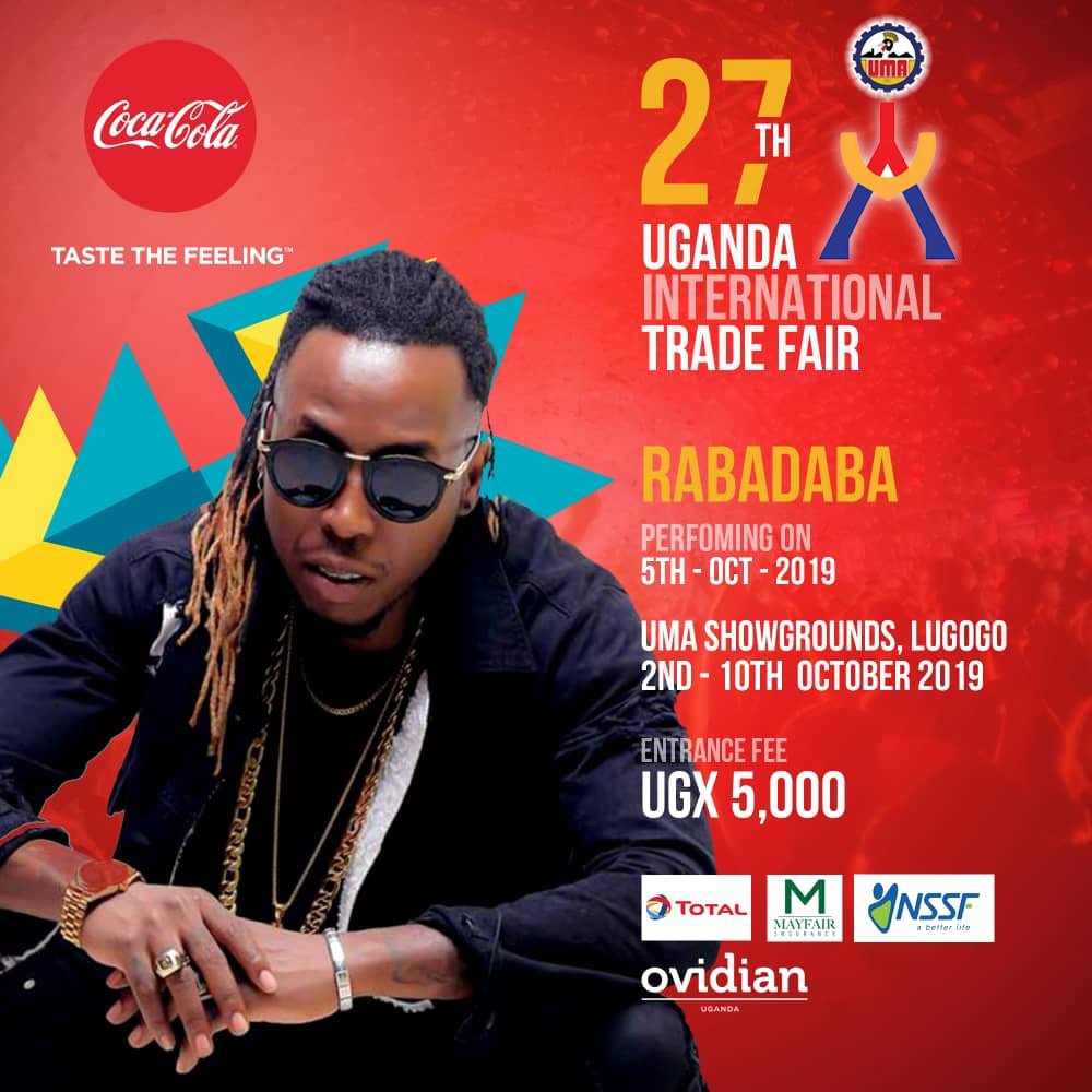 newsUMA's tweet photo. Tell us which Day You will be Visiting the #UgTradeFair19 and We will Show YOU Which Artist will be Entertaining You 😍
#ExhibitSellNetwork #CrazyDiscounts
Powered By @centurybottling https://t.co/K3hfp41KAr