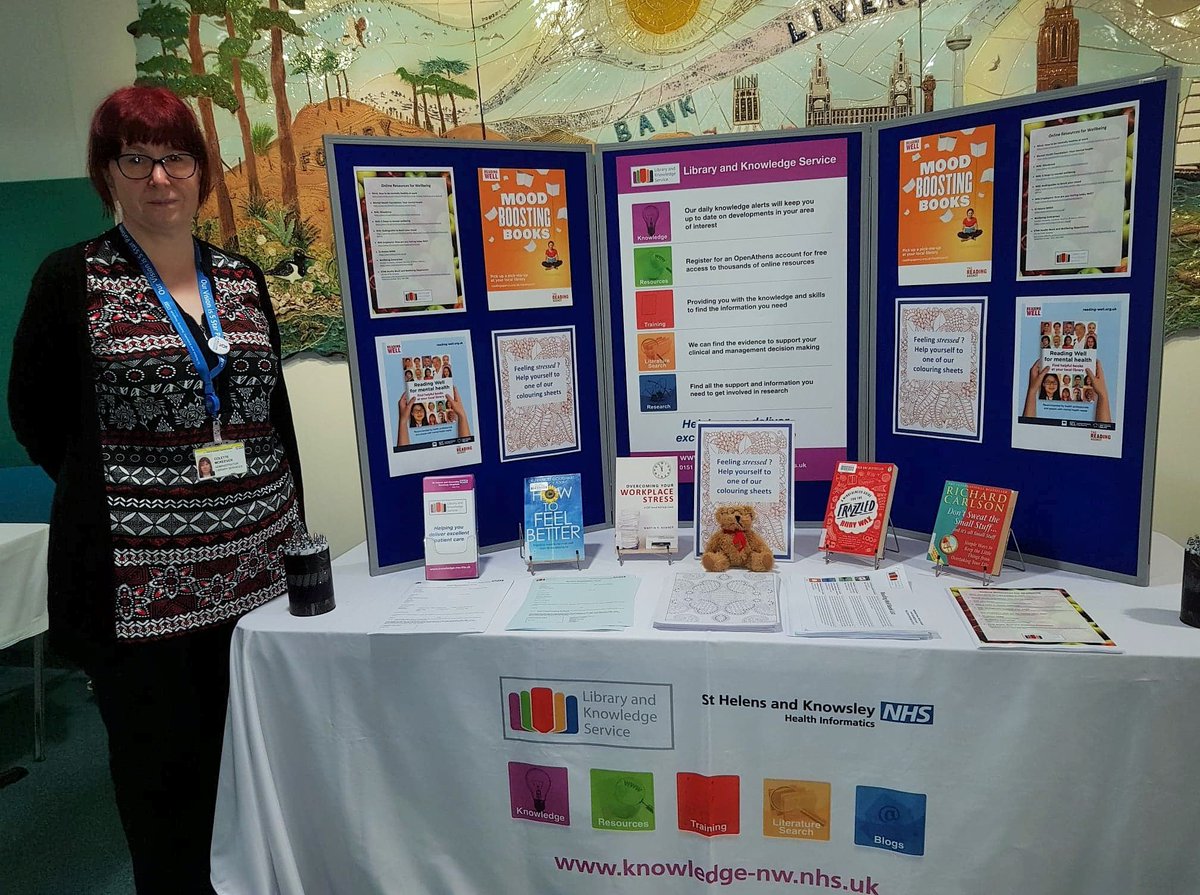 MWLNHSLib_STHK's tweet photo. Don't forget to come and visit us and #LibraryBear in Nightingale House today. We have #stress busting colouring sheets, a resource guide and a list of our #wellbeing books.
Can't make it? Why not visit our #WellbeingZone next week https://t.co/B4ladj7j5G https://t.co/QyWV9Xwm3m