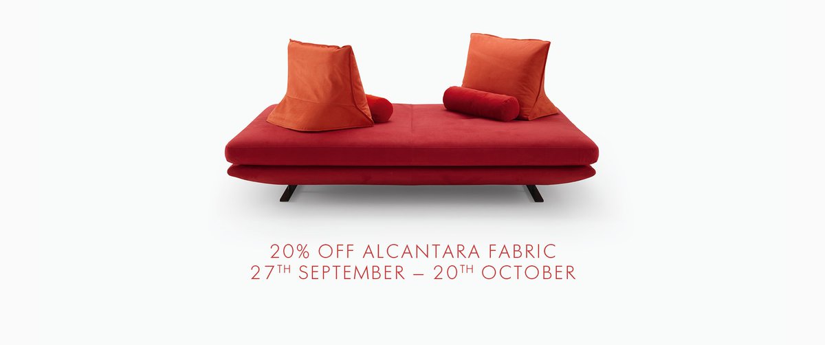 Livingspace0's tweet photo. Ligne Roset Autumn Promotion
10% off across the collection
Alcantara Promotion
20% off upholstery in Alcantara
27th October - 20th November 2019
#ligneroset https://t.co/kgJ5JH1L08