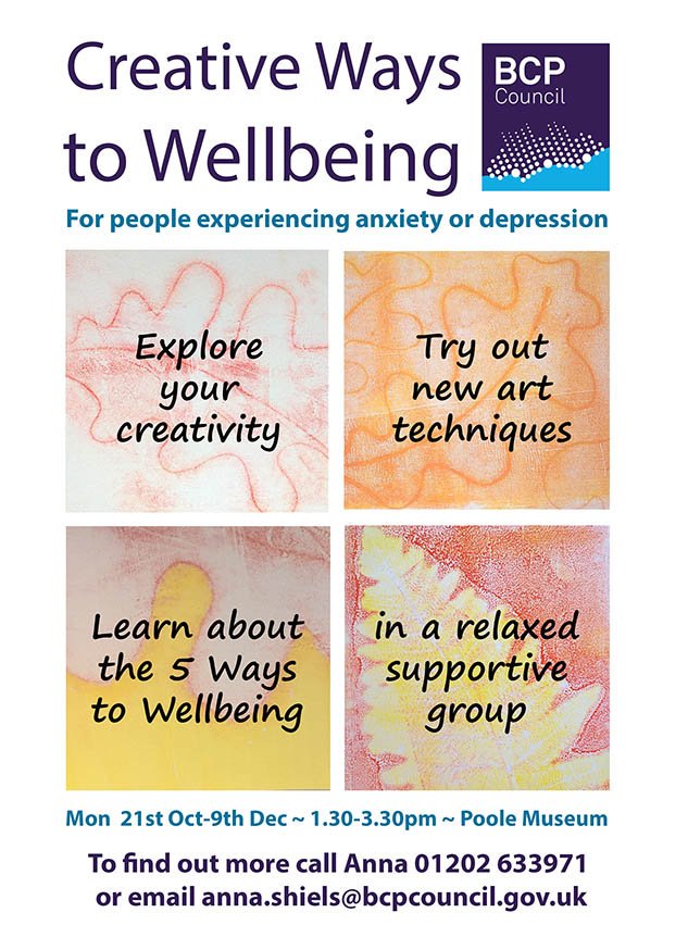 Please RT to help us reach people who might benefit from our new #Arts &amp; #MentalHealth course <a href="/DorsetMind/">Dorset Mind</a> <a href="/DrAndyMayers/">Dr Andy Mayers💡</a> <a href="/stuartsemple/">STUART SEMPLE</a> <a href="/artsbythesea/">Arts by the Sea Fest</a>
