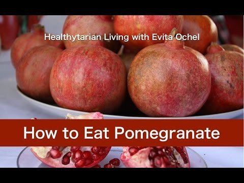 how to eat a pomegranate how to eat a pomegranate