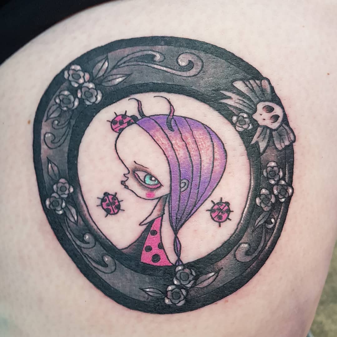 Shaebee22's tweet photo. Newest addition to the fam. #tattoo #chickswithtatts https://t.co/pdGCgbsiDN