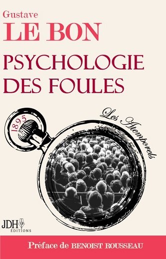 JDHEditions's tweet photo. 📗 [#Psychologie des foules] Préfacé par #AndlilBenoistRousseau ✒️ Écrit en 1895 par #GustaveLeBon, monument dans le domaine de la #psychologie. 📖 
🔎 👉 https://t.co/wQsaRCF6OA https://t.co/N44SJXOCjo