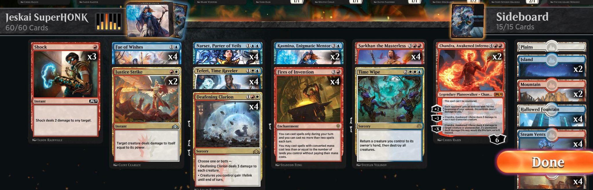 Nissa Cosplay Blm Finally Got To Enjoy Some Mtgeld Standard Games On Mtga Tonight I Had Too Much Fun Annoying People With This Fantastic Jeskai List From Arenadecklists That I