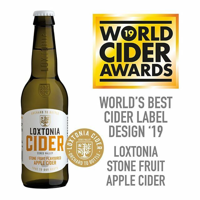 HaumannSmal's tweet photo. Winner of the World’s best cider design award for 2019. Packaging design by @haumannsmal for @loxtonia_cider #haumannsmal #winner #cider #farm #worldciderawards #loxtoniacider #ceresvalley #stonefruit #labeldesign #bestlabeldesign https://t.co/wXh7ziryTC https://t.co/M2i1fVKMwL