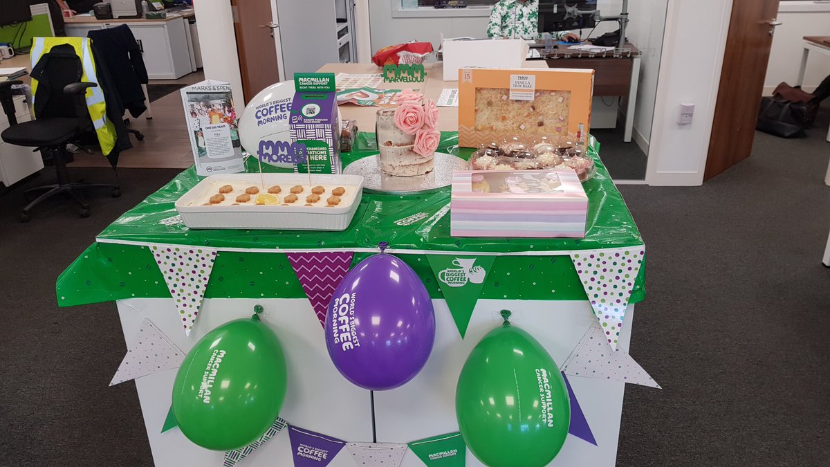 Here at Garforth, we are holding our yearly Macmillan coffee morning! Look at the delicious treats! Thank you to everyone who has contributed to the coffee morning. Nice to see everyone getting together to help raise money for a great cause.