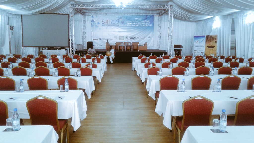 satafrica01's tweet photo. #SAT2019 La cérémonie de clôture est prévue pour tout à l'heure.
#SAT2019 #promotingafricantourism https://t.co/wl46vJNXQQ