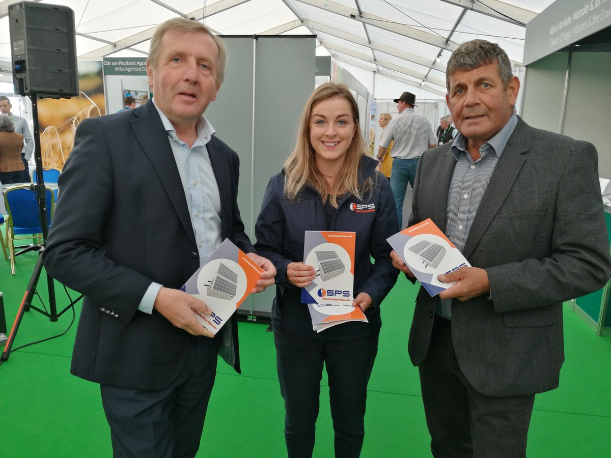 Great to have a conversation with <a href="/creedcnw/">Michael Creed TD</a> about how our SPS Solar Water System will play a pivotal role in Ireland becoming compliant with The Water Framework Directive #farmingforwaterquality <a href="/WatersProgramme/">Local Authority Waters Programme</a> <a href="/EPACatchments/">EPA Catchments</a> <a href="/TeagascACP/">Teagasc Ag Catchments</a> <a href="/TeagascEnviron/">Teagasc Environment</a>