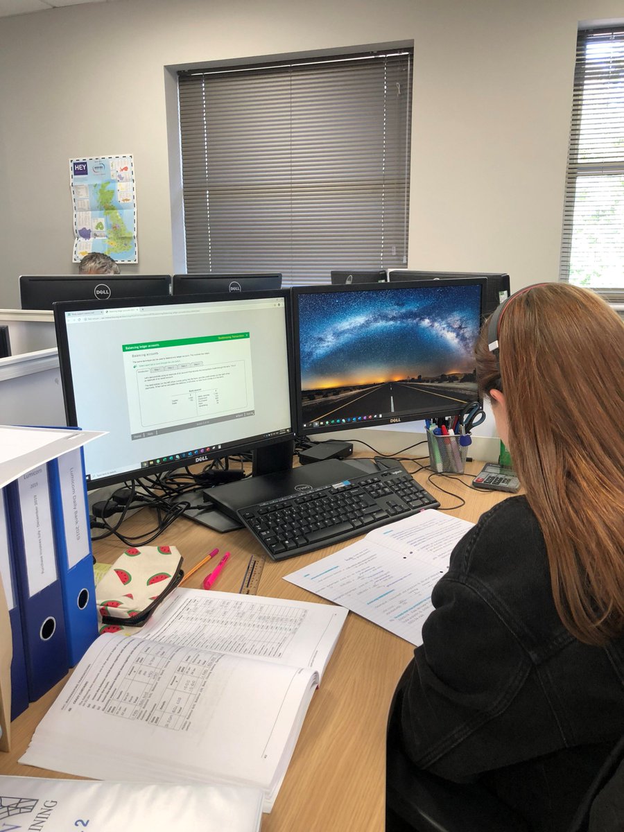 LumicomWEEE's tweet photo. Kait is busy studying for her @YourAAT this week! 🎓
At Lumicom, we make sure that personal development is a top priority. ✅
We can't wait to watch Kait smash her accounts role with her new skills 🌟

#PersonalDevelopment #AAT #LIA #Lumicom https://t.co/Pw0wlrOnoC