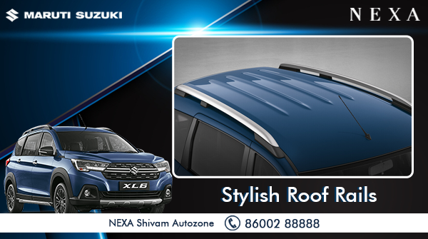 nexashivamauto's tweet photo. With it’s bold look & stylish Roof Rails #NexaXL6 makes a style statement.
Book Today! Call #NexaShivamAutozone Kandivali West- 88281 99999 / Andheri East- 86002 88888
For booking online, click: https://t.co/fcLMCiAU2V
#XL6 #NEXA #TheWaitIsOver #NexaCars #CreateInspire https://t.co/9zEDIYkZNl