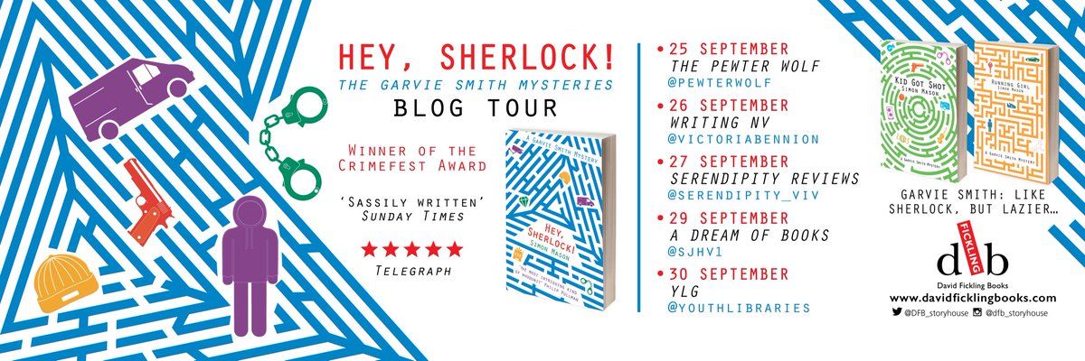 DFB_storyhouse's tweet photo. Another fantastic interview with Simon Mason for the #HeySherlock blog tour, hosted by @Serendipity_Viv!
🤩🤩
https://t.co/npP09EyR4a https://t.co/SmhD25R2Mg