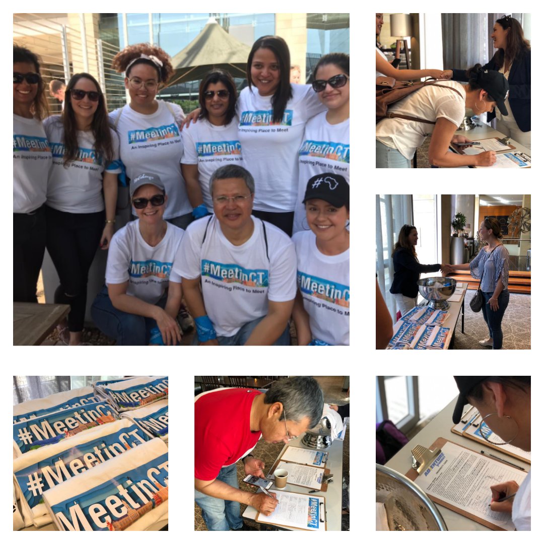 CapeTownCB's tweet photo. The teams have signed up @WestinCPT and are raring to go on the "Amazing Race". The aim is to showcase our beautiful city with our partners. #WTD2019 #TourismDay #wedotourism #lovecapetown https://t.co/e9wBQuLeBw