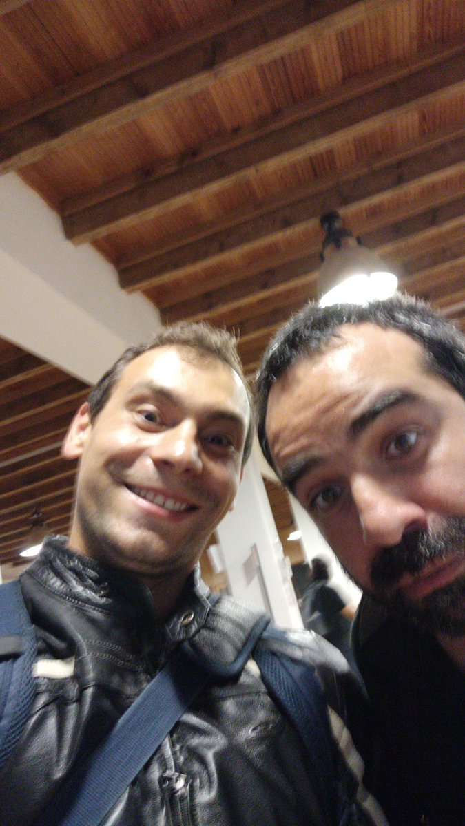 PaganoFelice's tweet photo. Facce strane al jug Milano questa sera. Con @fsblendorio . Chi l'ha detto che bisogna essere seri per fare i programmatori. #drools #graalvm #quarkus #jugmilano #eidosmedia #readytobeEidos https://t.co/MkZ32IIjIT