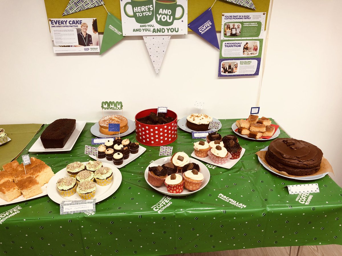 amandaparnel's tweet photo. Our amazing D&amp;G organisers of today’s #macmillancoffeemorning for @CotmanHousing &amp; @placesforpeople #PMD #IncomeRecovery &amp; #Landscapes just look at all those amazing cakes!! #pfpspirit #workplacelikenoother https://t.co/63fdBqoxY0