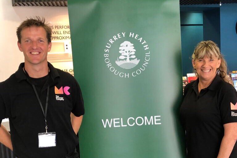 Jenny and Charlie are up bright and early to attend the <a href="/Surreyheath/">Surrey Heath Borough Council</a> business breakfast this morning. Looking forward to saying hi 👋 to our neighbours in and around #Camberley.
