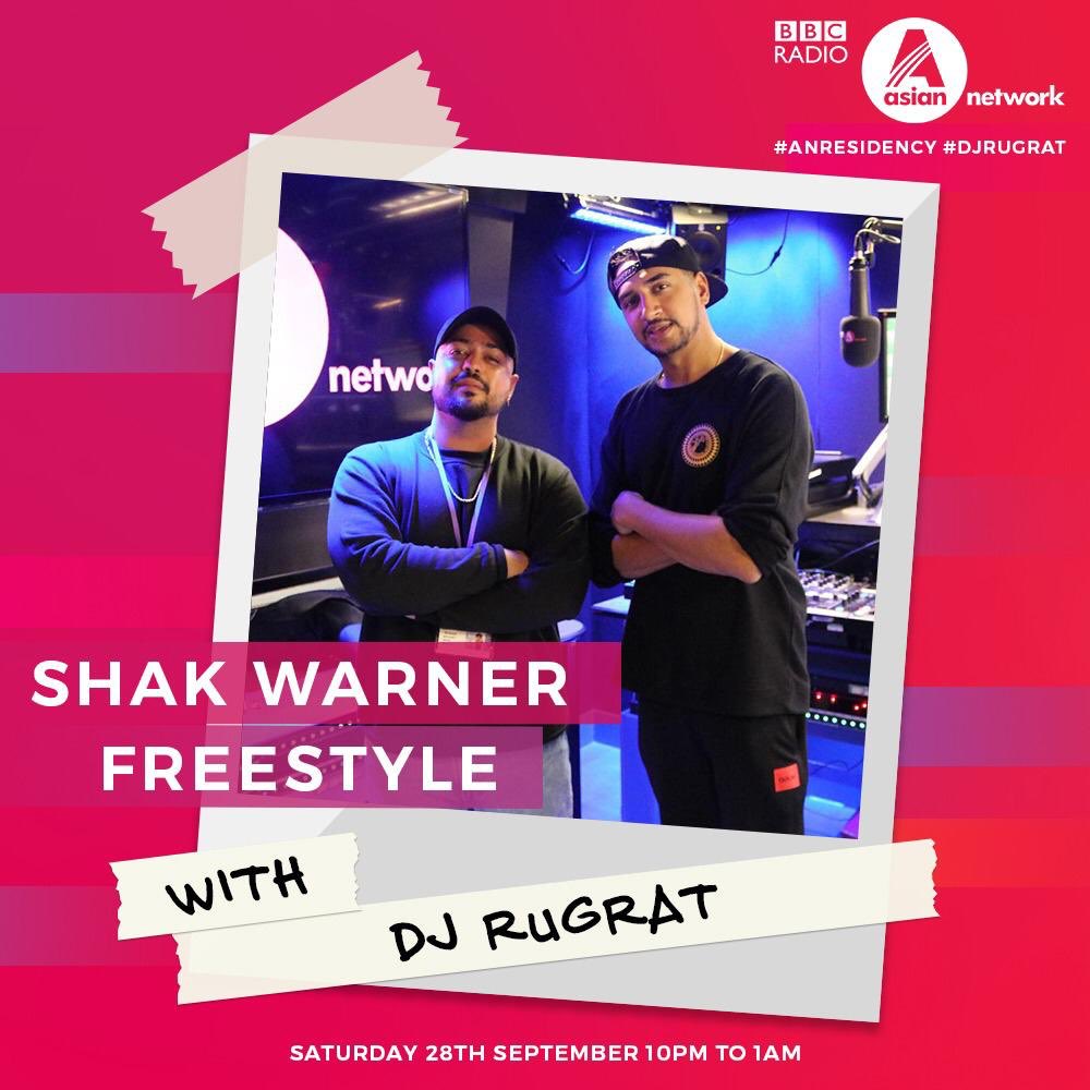 ShakWarner's tweet photo. This Saturday is gonna be mad 🔥 make sure you tune in to @DJRUGRAT on @bbcasiannetwork to hear me perform my new song #YouShouldReallyKnow which got over 100,000K views on my insta 🤯 I also drop a freestyle 💪🏼 https://t.co/ZPF6wZE32R
