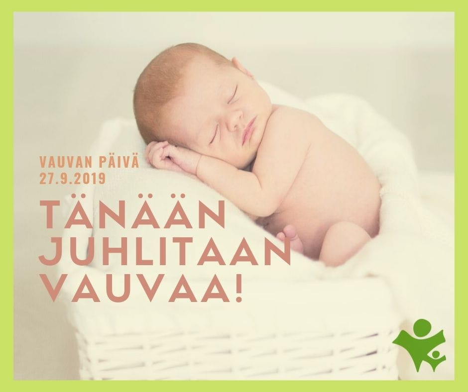 Tänään on vauvan päivä!Vauvan päivänä kiinnitetään erityistä huomiota vauvoihin, sillä vauvoissa on Suomen tulevaisuus. Voit juhlistaa vauvan päivää helposti jututtamalla ja moikkailemalla iloisesti vastaantulevia vauvoja.😍 @VauvaSuomi_ry #vesaiset #lapsiontärkein #vauvanpäivä