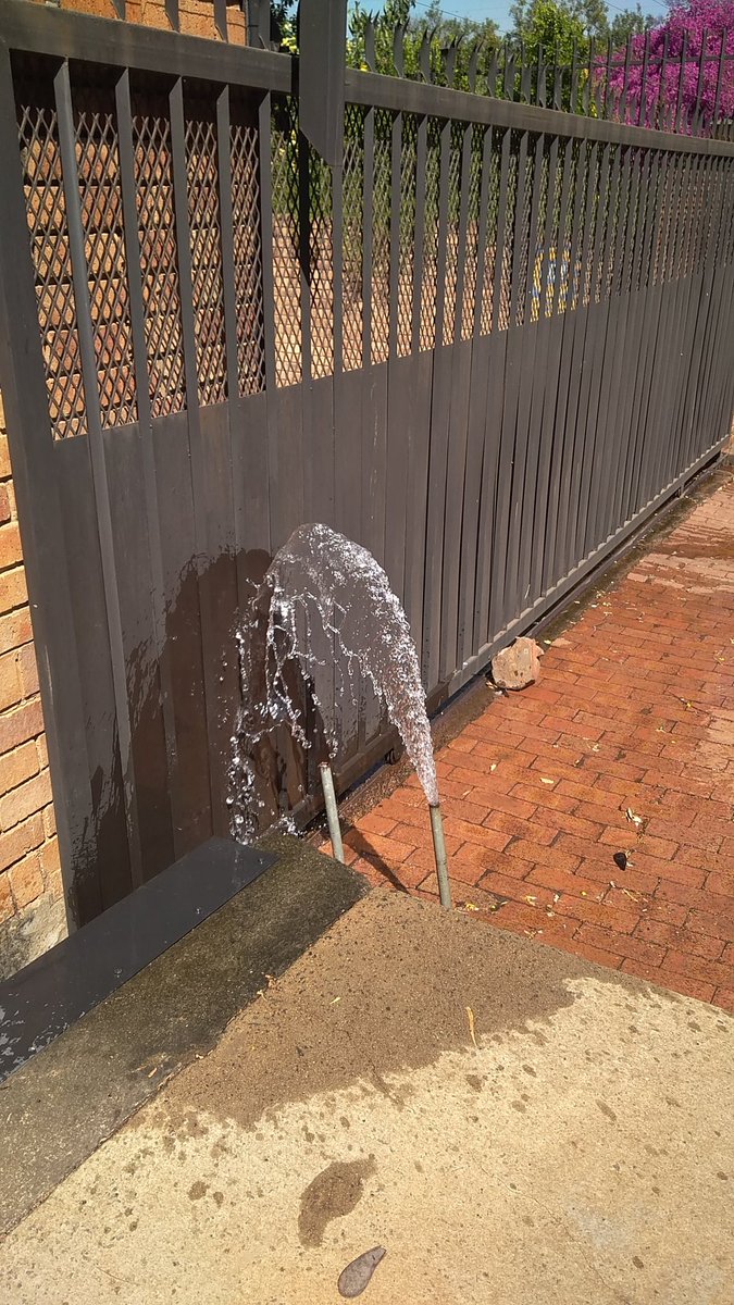 smalltracks's tweet image. Yo, @CityTshwane, I thought we have water restrictions going on. Please go fix 160 Lisdogan Avenue.

Thanks and goodbye.