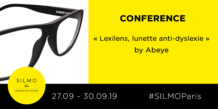 silmoparis's tweet photo. 🗣 [SILMO Talks] 🗣

📃 « Lexilens, #lunettes anti-#dyslexie » by @abeyeTech.

🕐 14h - 14h30
📍 Hall 6 - Espace SILMO Next
ℹ️ https://t.co/HR3veFNa2y https://t.co/Au2Fb6uohi